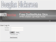 Tablet Screenshot of douglasdickerson.com